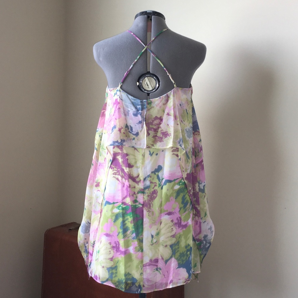 Cross Spaghetti Strap Shift Dress - Picture 5 of 8